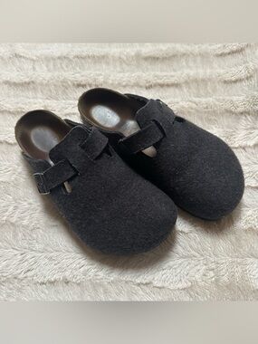 Birkenstock Boston Wool Clog Size 38